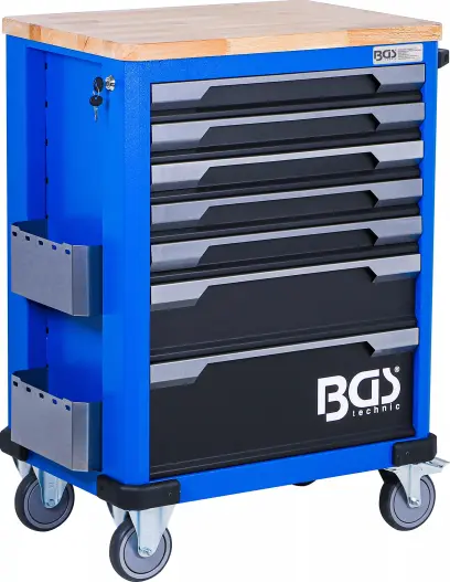 Dílenský vozík 7 zásuvek prázdný