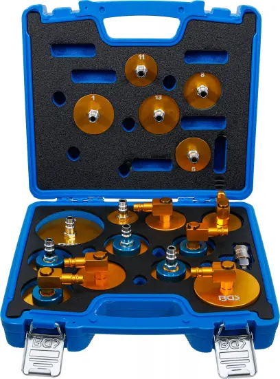 Sada adaptérů pro odvzdušňovač brzd 17 ks.