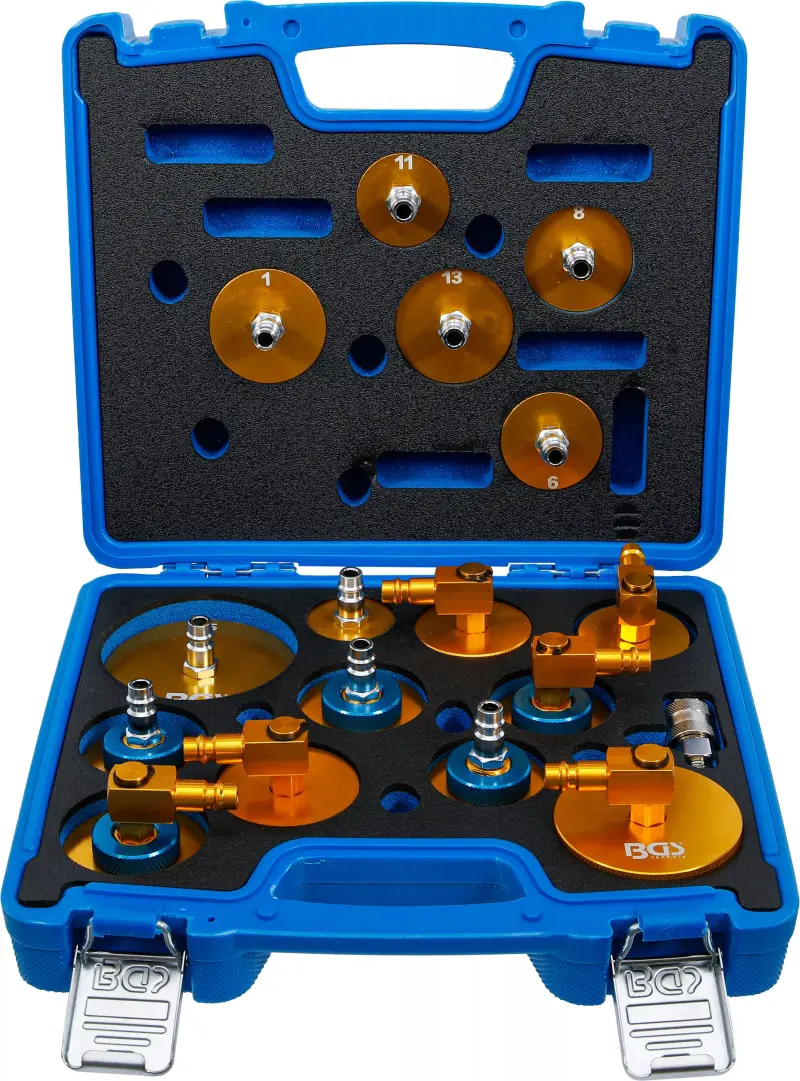 Sada adaptérů pro odvzdušňovač brzd 17 ks.