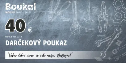 Dárčekový poukaz v hodnote 40 € (DAP1000SK40), DAP1000SK40