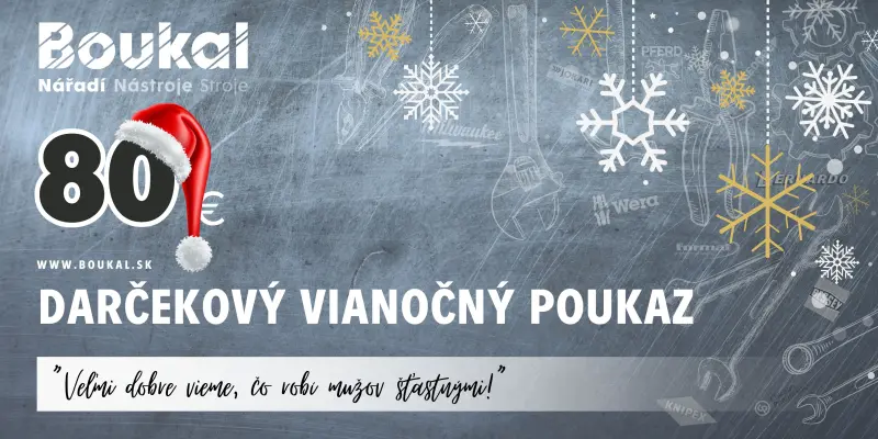 Darčekový poukaz vianočný v hodnote 80 € (DAPV2000SK80), DAPV2000SK80