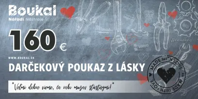 Darčekový poukaz valentínsky v hodnote 160 € (DAPVAL4000SK160), DAPVAL4000SK160