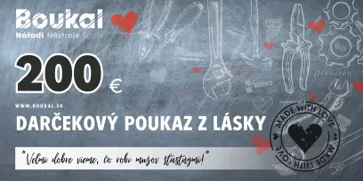 Darčekový poukaz valentínsky v hodnote 200 € (DAPVAL5000SK200), DAPVAL5000SK200