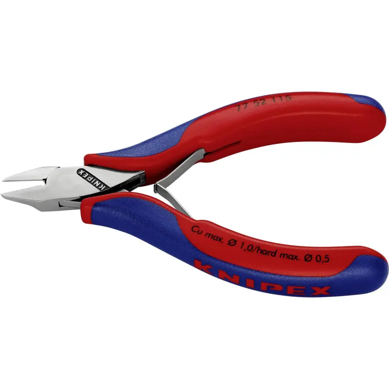 Kleště Knipex 77 52 115 ESD štípací boční pro elektroniku (K 77 52 115 ESD)
