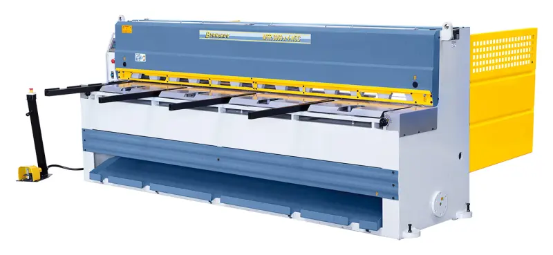 Tabulové elektromechanické nůžky Bernardo MTR 1560 x 6 mm NCC s pneu přidržovači plechu (BER062055XL1)