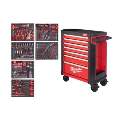 Dielenský vozík Milwaukee TOOLGUARD™ 30'' / 78cm, s vybavením 337 dielov, 4932500753