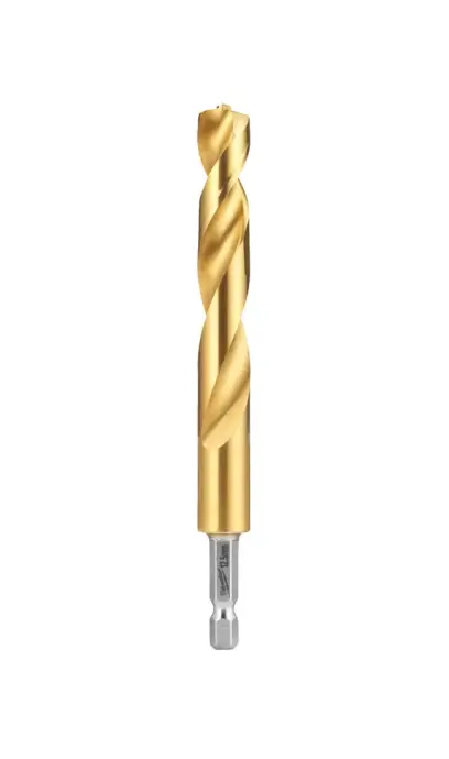 Vrtáky do kovu Milwaukee Shockwave HSS-G TiN Red Hex pr. 11 mm (5 ks), MI4932500415
