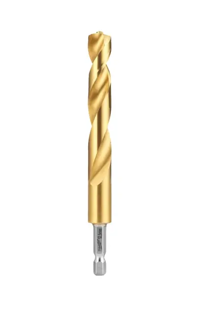 Vrtáky do kovu Milwaukee Shockwave HSS-G TiN Red Hex pr. 12 mm (5 ks), MI4932500417