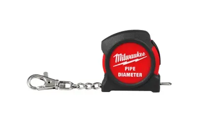 Zvinovací meter Milwaukee Pipe Groove Tape Measure na meranie priemeru rúrok, 4932500648