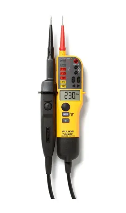 Skúšačka napätia Fluke T150/VDE s LED a LCD displejom (FLU4093109)