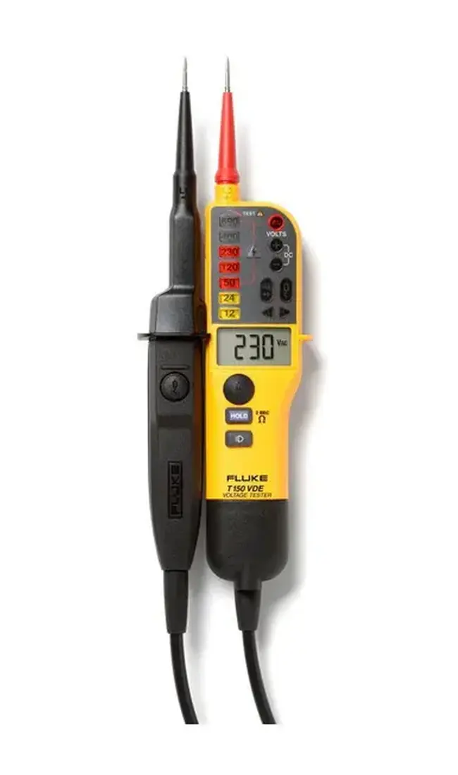 Skúšačka napätia Fluke T150/VDE s LED a LCD displejom (FLU4093109)