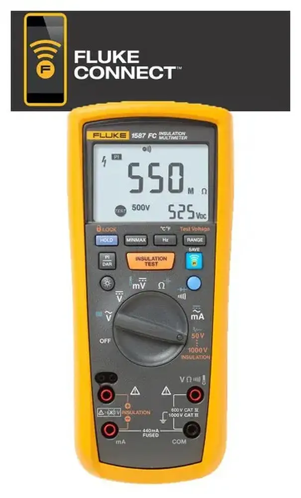 Multimeter Fluke 1587 FC s funkciou merania izolačného stavu (Fluke Connect) (FLU4691215)