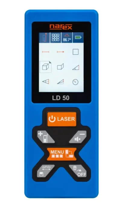 Laserový diaľkomer Narex LD 50 (NA65406797)