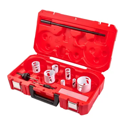 Sada kruhových pilek/děrovek Milwaukee KIT 4 Hole Dozer Holesaw, bimetalové zuby, 4932451730