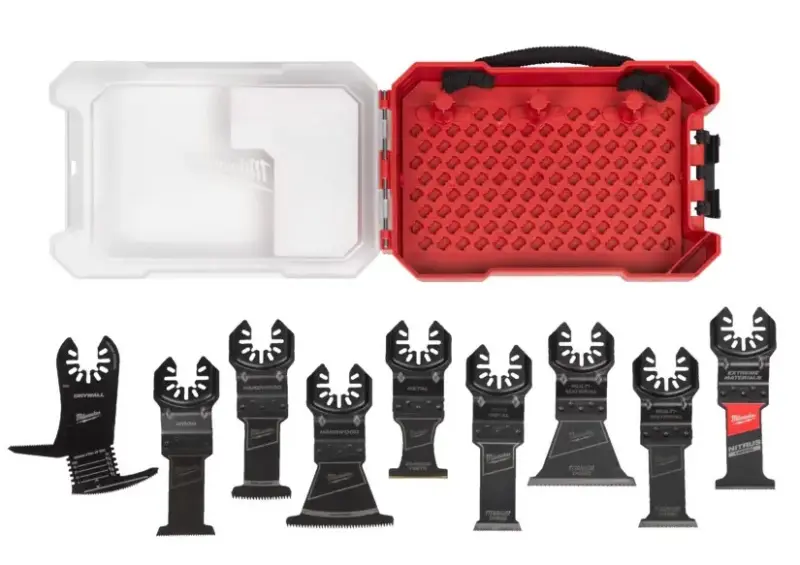 Multifunkční nože Milwaukee OMT OPEN-LOK na kov a dřevo (9 ks), 48859119