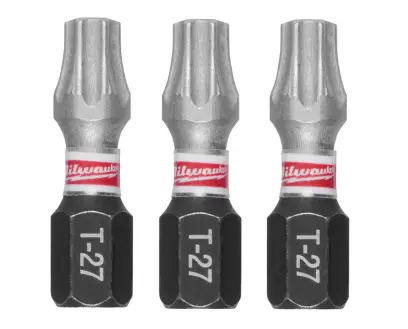 238439-sroubovaci bity milwaukee tx27 x 25 mm shockwave impact duty (3 ks) mi4932500365