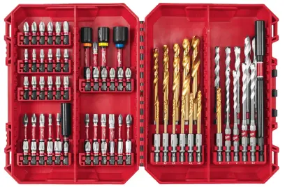 Sada Milwaukee SHOCKWAVE IMPACT DUTY BIT SET (74 kusů), bity a vrtáky, 4932501308
