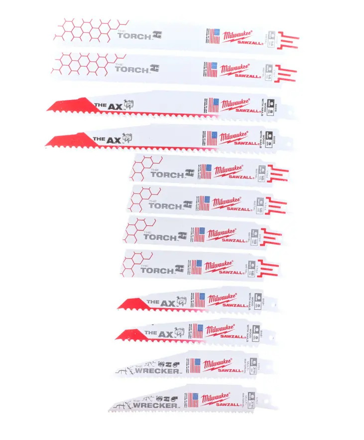 Sada pilových plátků Milwaukee SAWZALL (12 ks) MI49472229