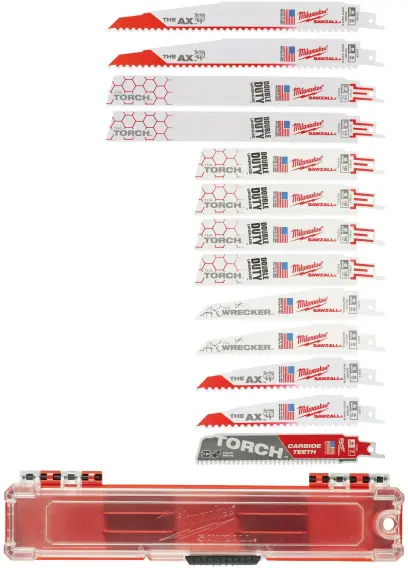 Sada pilových plátků Milwaukee SAWZALL™ (13 ks) MI49472231