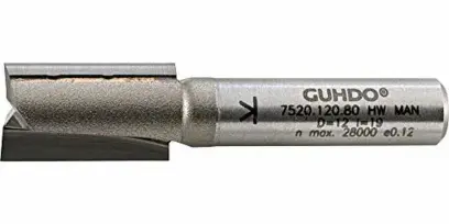 Stopková fréza Z2 priemer 8 mm GUHDO 7520.081.80 (EDE3573887)