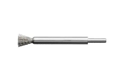 Štetcové kefy 12x20x120 mm Milwaukee pre priame brúsky s vlnitým oceľovým drôtom 0,3 mm (3 ks), upnutie 6 mm,4932501726