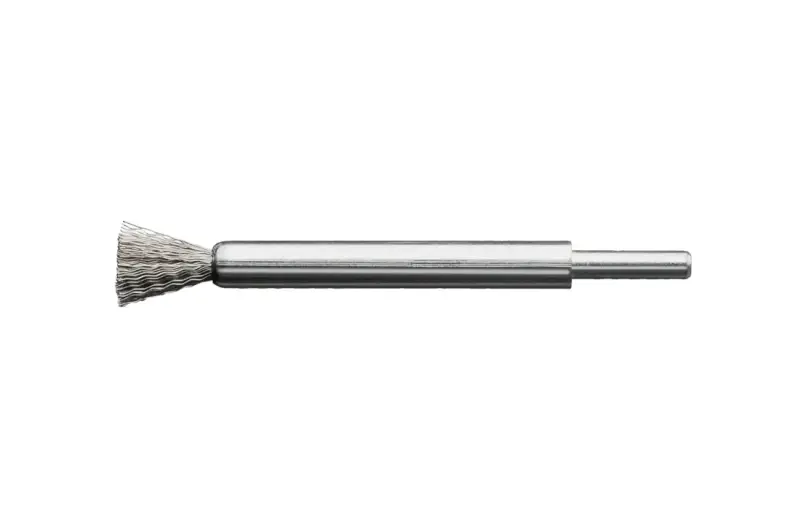 Štetcové kefy 12x20x120 mm Milwaukee pre priame brúsky s vlnitým oceľovým drôtom 0,3 mm (3 ks), upnutie 6 mm,4932501726