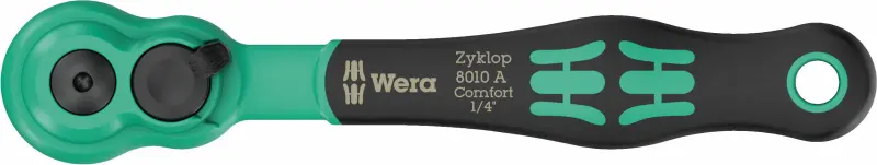 Wera 005600 Ráčna Zyklop Comfort 8010 A 1/4" s přepínací páčkou (W05005600001), W05005600001