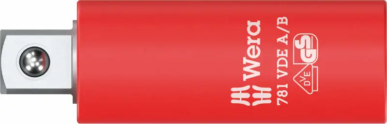 Wera 024690 Adapter 3/8" x 1/4" 781 VDE A/B, izolovaný (W05024690001)