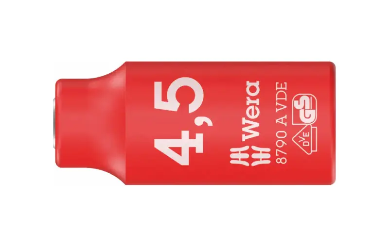 Wera 005929 Nástrčná hlavica 1/4" 4,5 mm 8790 A VDE izolovaná, dlhá (W05005929001)