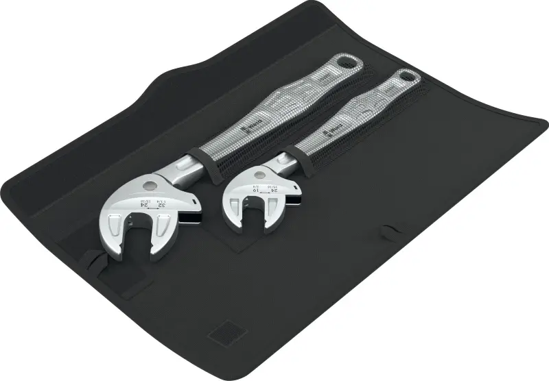 Wera 343820 Samonastaviteľné otvorené kľúče s račňou (19 ÷32 mm alebo 3/4"-1 1/4") 6004 Joker - 2 ks