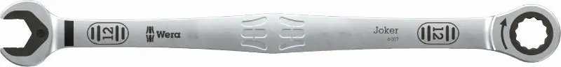 Wera 020356 Očkoplochý ráčnový klíč SB 12 6007 Joker, dlouhé provedení  (W05020356001)