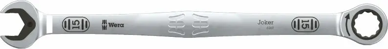 Wera 020358 Očkoplochý ráčnový klíč SB 15 6007 Joker, dlouhé provedení (W05020358001)
