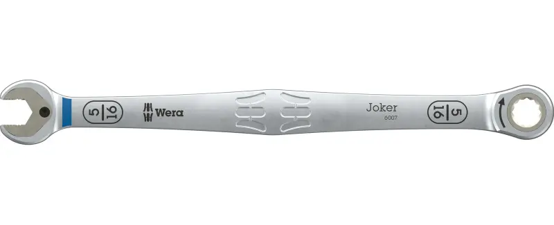 Wera 020361 Očkoplochý račňový kľúč SB 5/16" 6007 Joker, dlhý, palcový