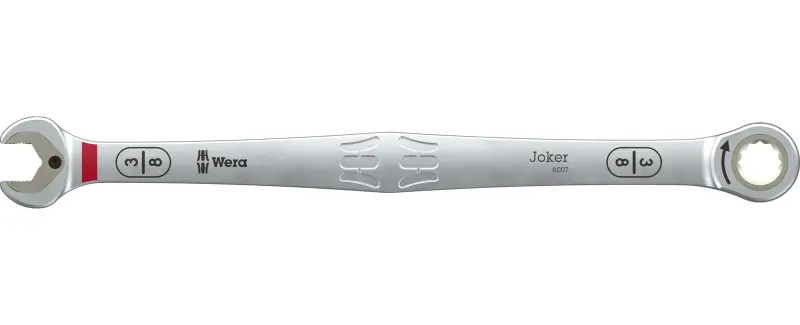 Wera 020362 Očkoplochý račňový kľúč SB 3/8" 6007 Joker, dlhý, palcový