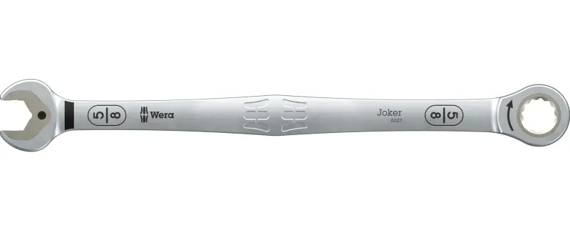 Wera 020366 Očkoplochý račňový kľúč SB 5/8" 6007 Joker, dlhý, palcový