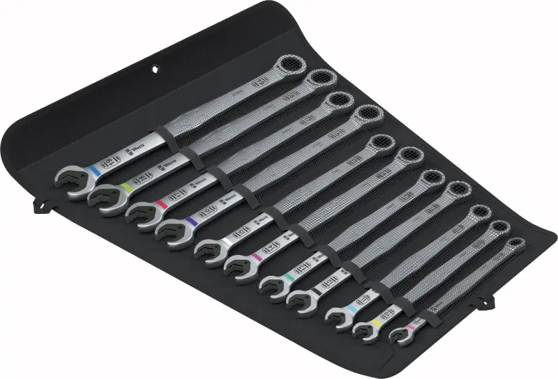 Wera 020382 Očkoploché ráčnové klíče 6007 Joker 11 Set 1, 8-19 mm dlouhé - 11 ks (W05020382001)