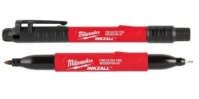 Značkovač Milwaukee INKZALL, oboustranný - hrot/jemný, 4932501154