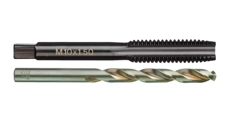 Milwaukee metrický závitník M10-1,5mm s přímými drážkami s vrtákem 8,5mm, 4932500639