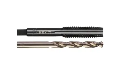 Milwaukee metrický závitník M12-1,75mm s priamymi drážkami s vrtákom 10,2mm, 4932500640