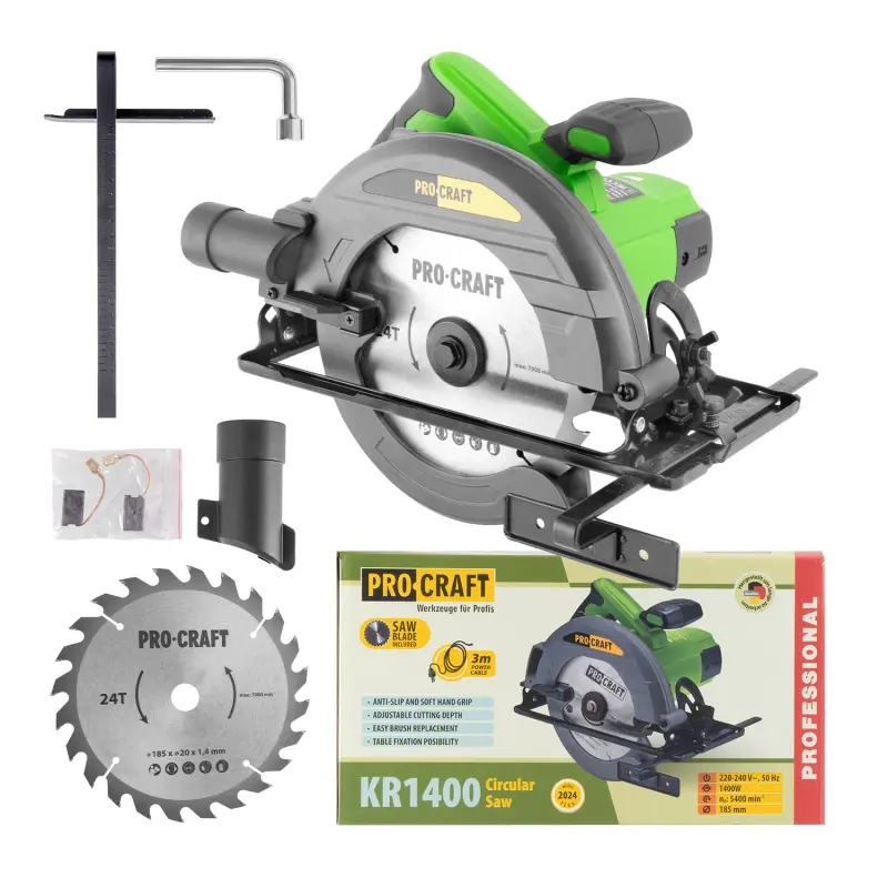 Píla kotúčová PROCRAFT KR1400, 185mm | KR1400