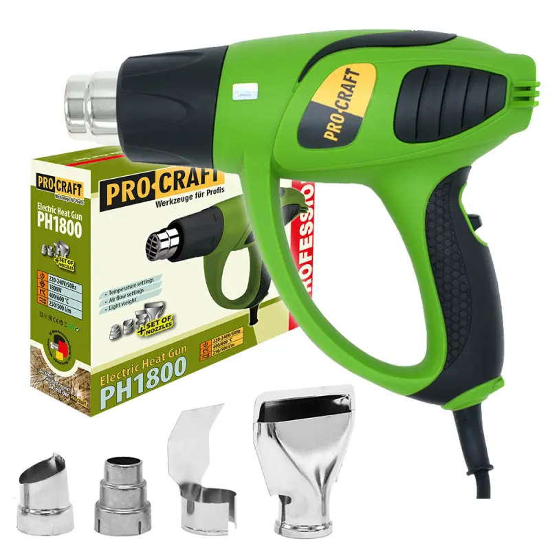 Pištoľ teplovzdušná PROCRAFT PH1800 | PH1800