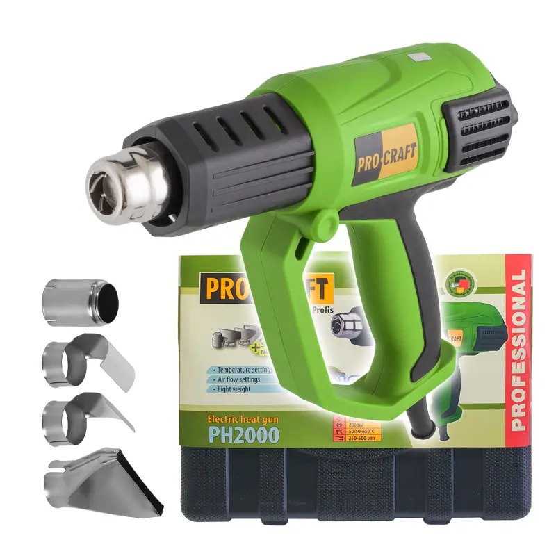 Pištoľ teplovzdušná PROCRAFT PH2000