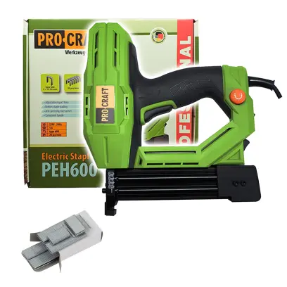 Elektrická sponkovacia pištoľ , PEH600 PROCRAFT