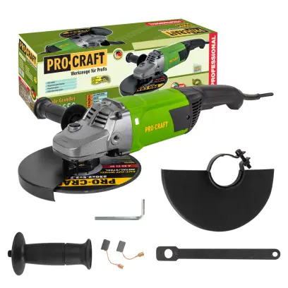 Uhlová brúska Procraft PW2650 (PW2600), 230mm | PW2650