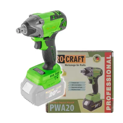 Aku rázový uťahovák Procraft PWA20 bez akumulátora a nabíjačky | PWA20
