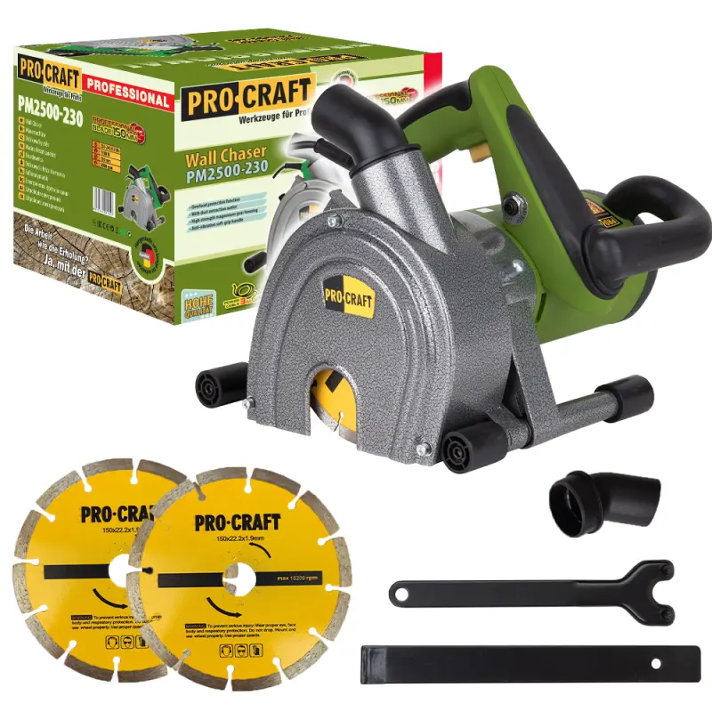 Drážkovacia fréza do muriva Procraft PM2500-230 | PM2500-230