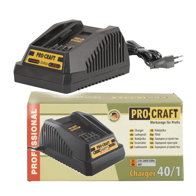 Nabíjačka pre 40V Li-ion batéria Procraft 40/1 | 40/1