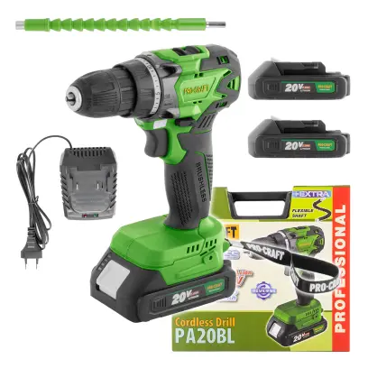 Aku vŕtací skrutkovač Procraft PA20BL | PA20BL