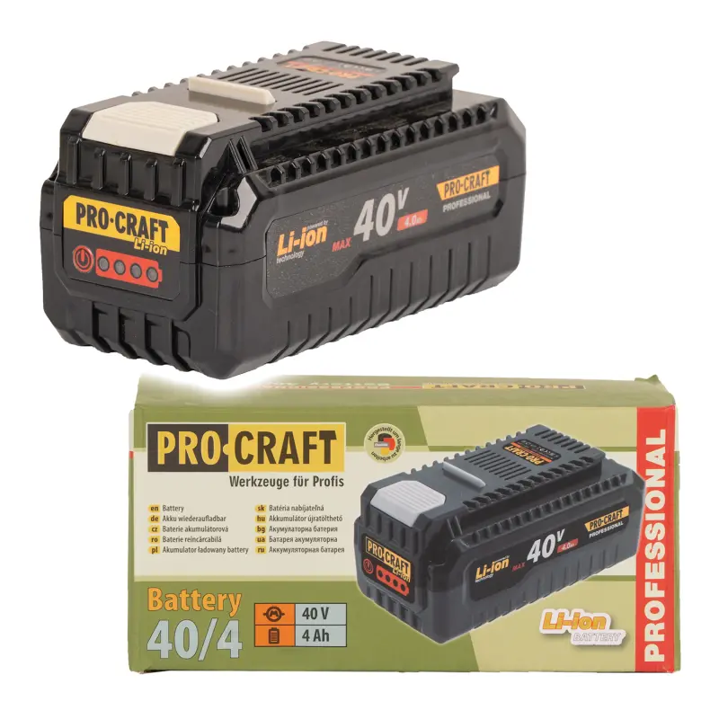 Batéria akumulátorová 40V Li-ion, 4000mAh Procraft 40/4 | 40/4
