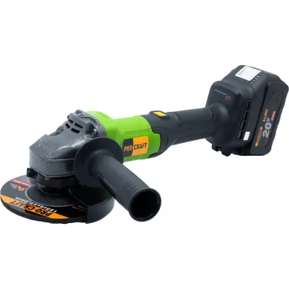 Aku uhlová brúska Procraft PGA20bb (bez batérie a nabíjačky), 125mm | PGA20 bb